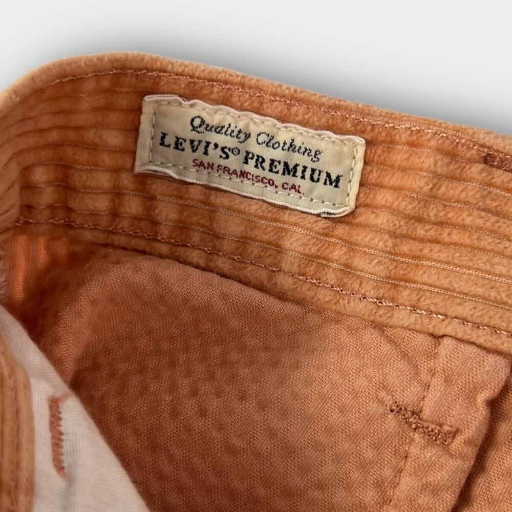 Levi's Math Club Cropped Flare Corduroy Pants Size 27 - Picture 4 of 9